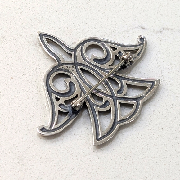 Retired James Avery 925 Sterling Descending Dove Bird  Brooch - Picture 9 of 13